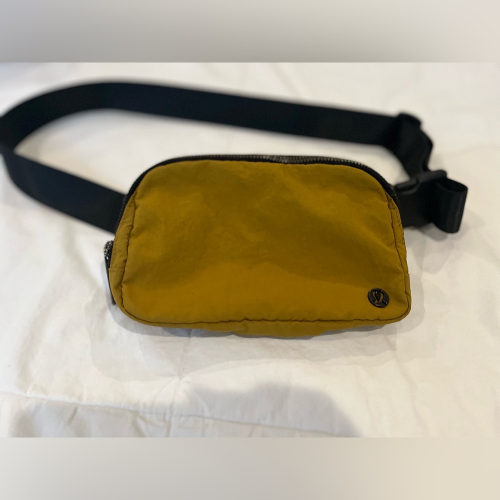 Yellow Lululemon Belt Bag